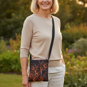 Chalk Board Daffodil Cross Body Bag