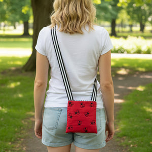 Ladybug Monochrome Cross Body Bag