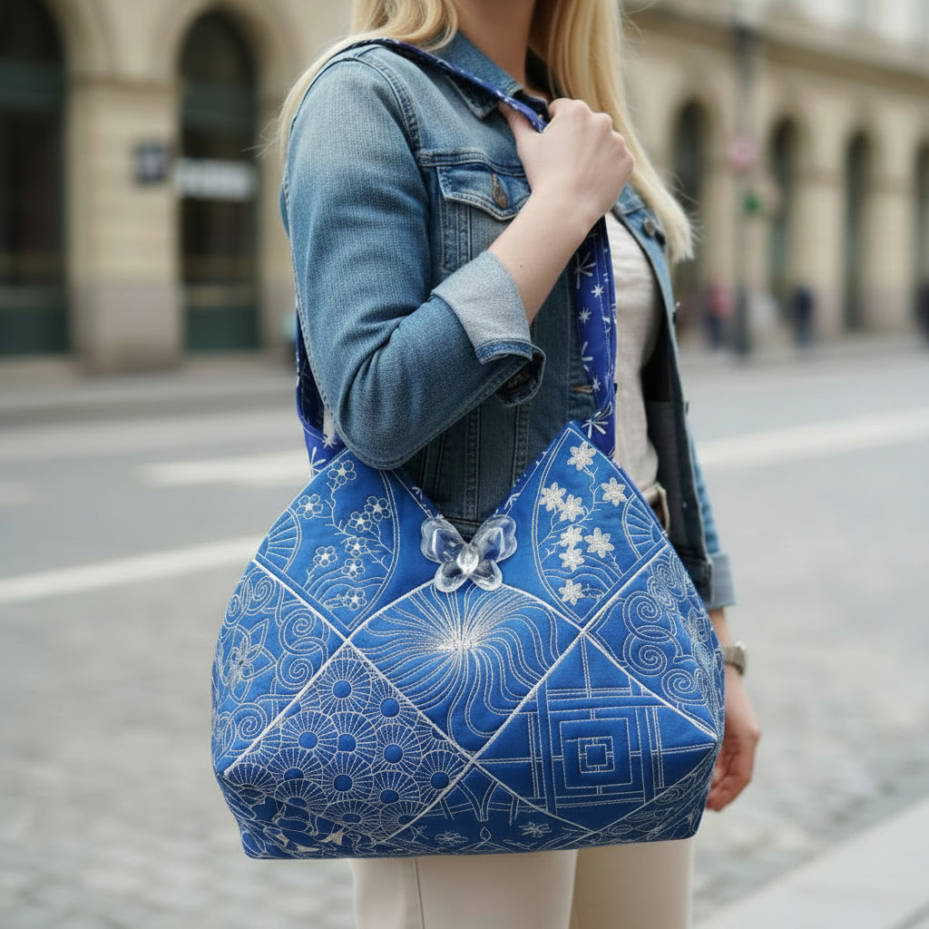 Sumire Japanese Quilt Blocks and Tote Bag