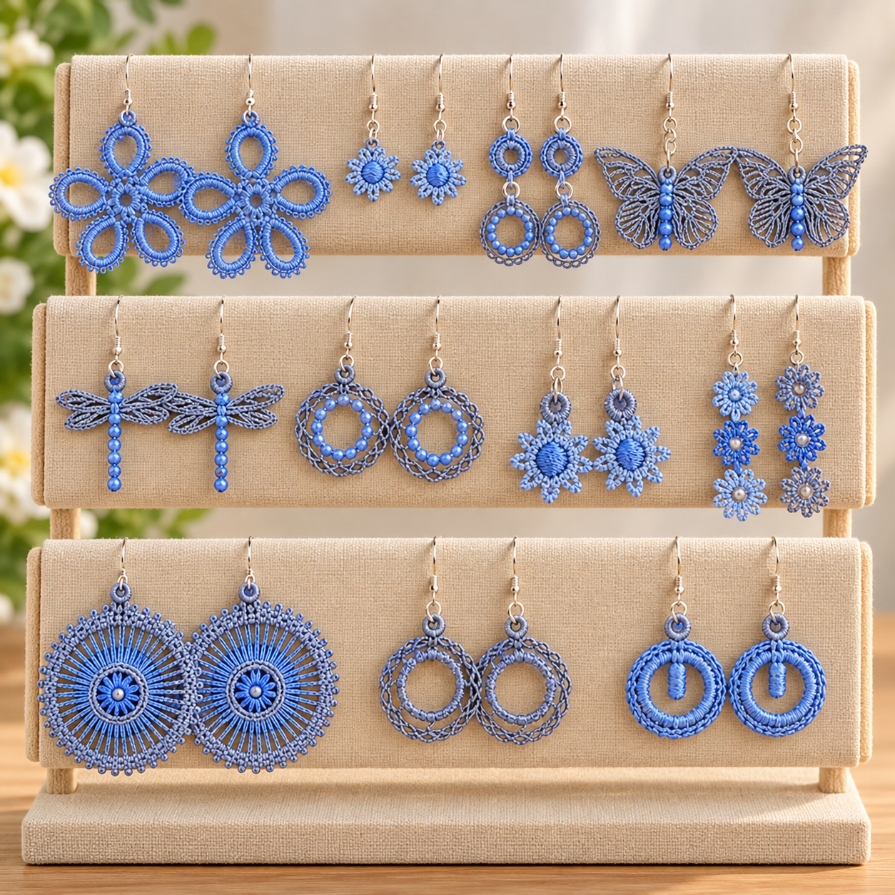 Mini to Maxi Freestanding Lace Earring Bundle