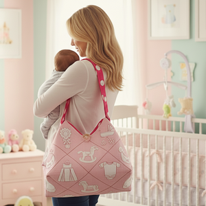 Akachan Baby Trapunto Tote and Quilt Blocks