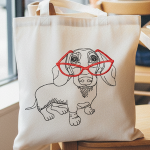 Dachshund with Glasses