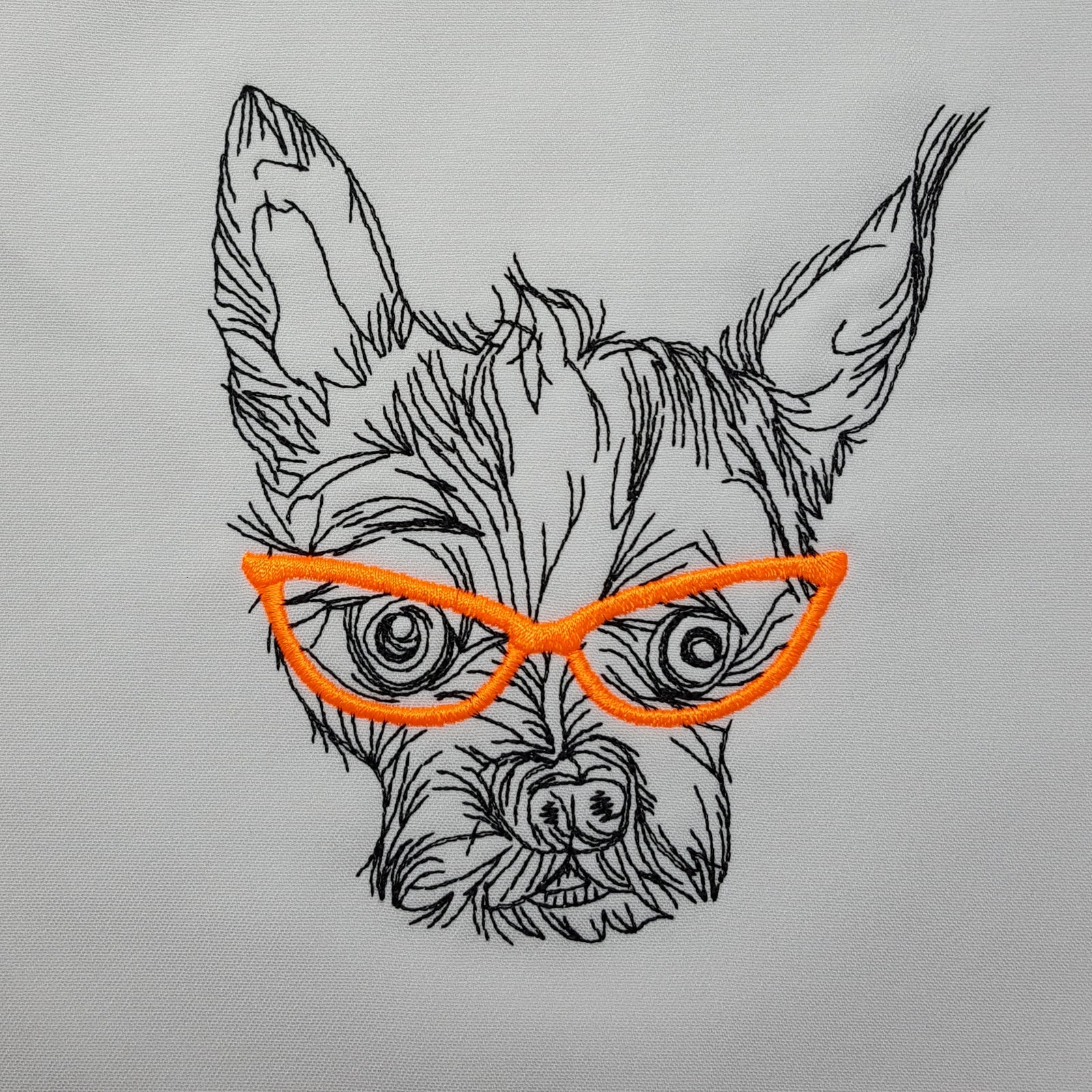 Scampy Dog with Glasses