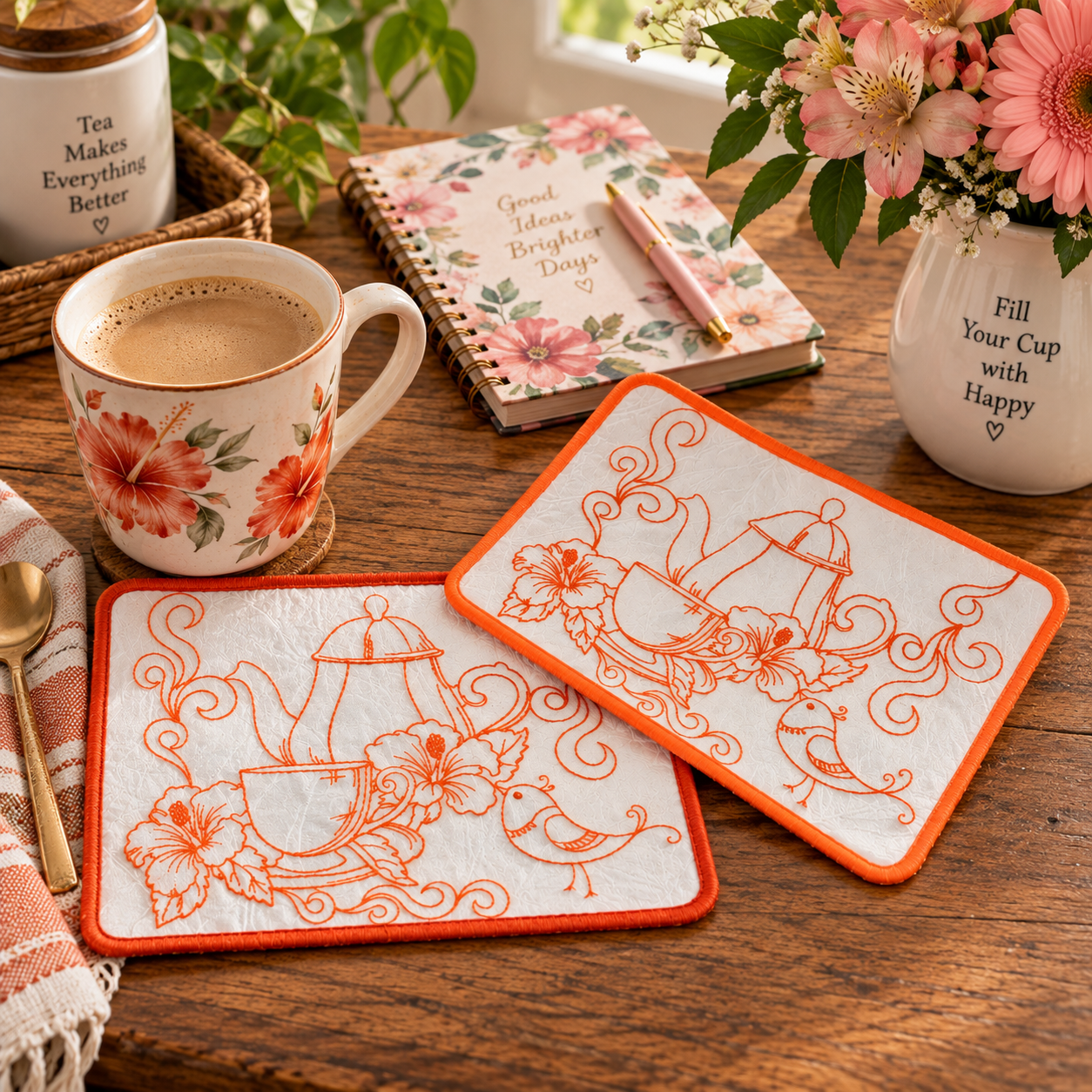 Tea Break Mug Rugs