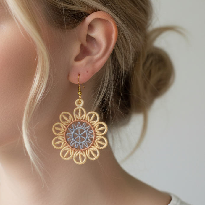 Amandine Freestanding Lace Earrings Bundle