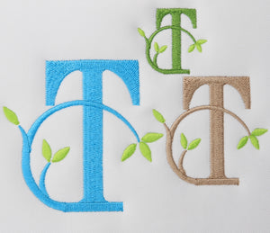 Green Earth Monogram T