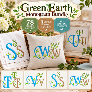 Green Earth Monogram Bundle