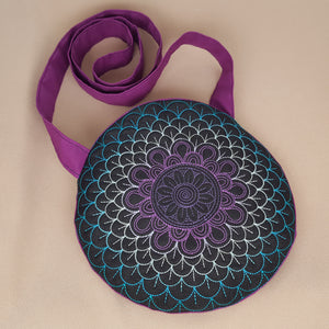 Aurora Borealis Round Cross Body Bag