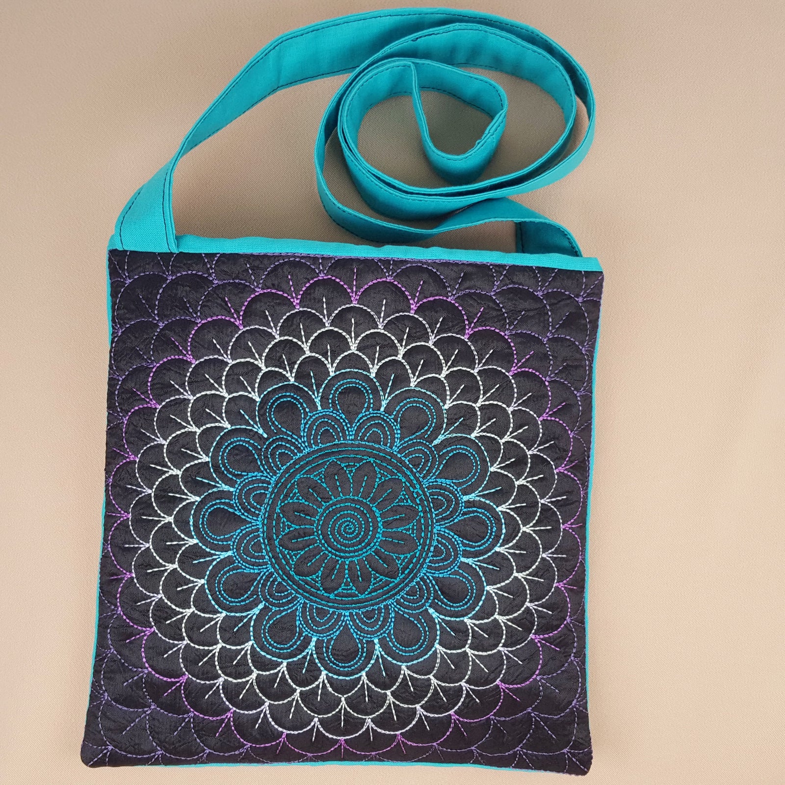 Aurora Borealis Square Cross Body Bag