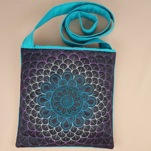 Aurora Borealis Square Cross Body Bag