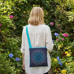 Aurora Borealis Square Cross Body Bag
