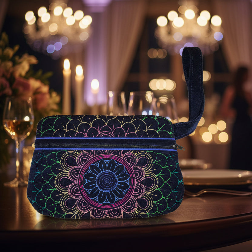 Aurora Borealis Zipper Purse