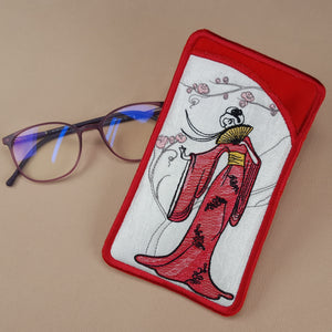 Beauty of Asia Eyeglass Case In The Hoop