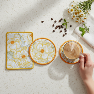 Sweet Sunshine Mug Rug and Coaster Bundle