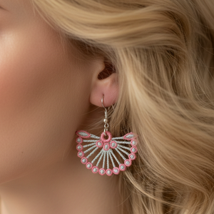 Mildred Freestanding lace Earrings