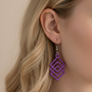 Gorgeous Geometric Freestanding Lace Earrings