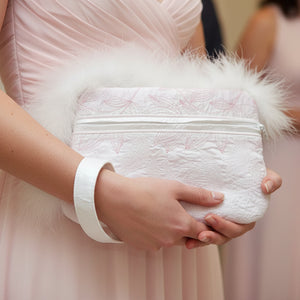 Floral Flush Zipper Purse