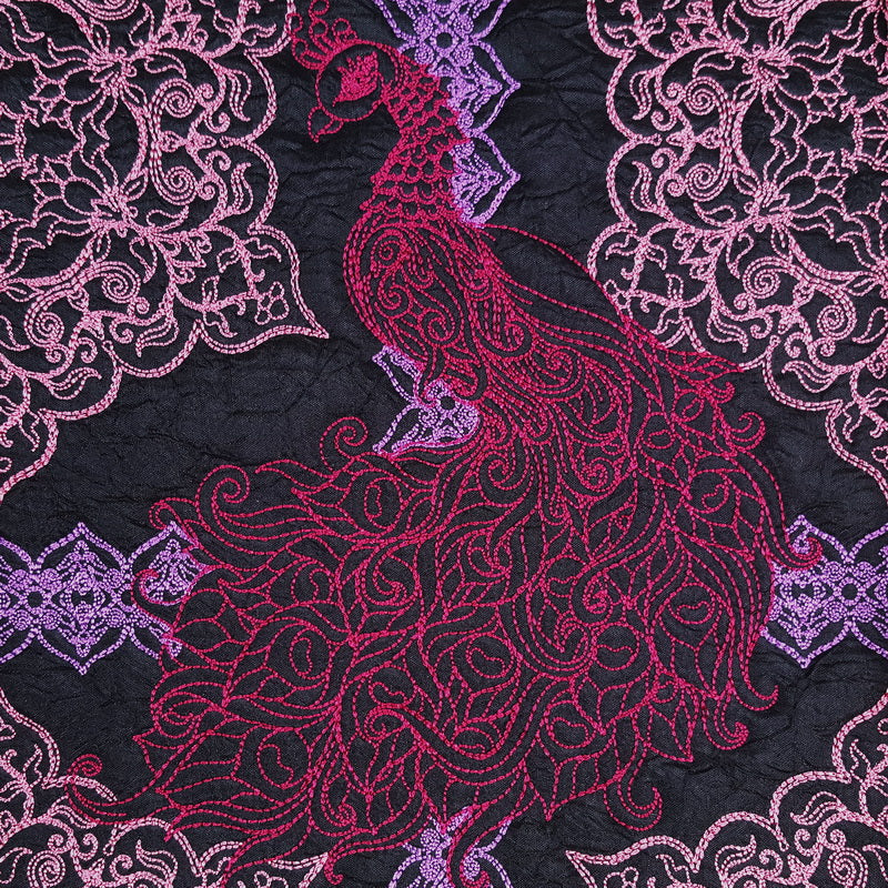 Seamless Peacock Quilt Set