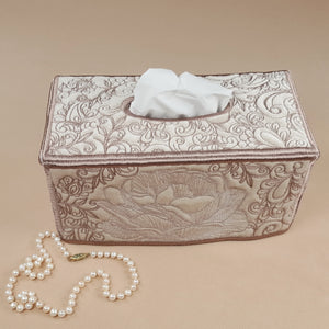 La Bella Rosa Tissue Box Cover