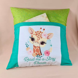 Baby Giraffe Reading Pillow Bundle