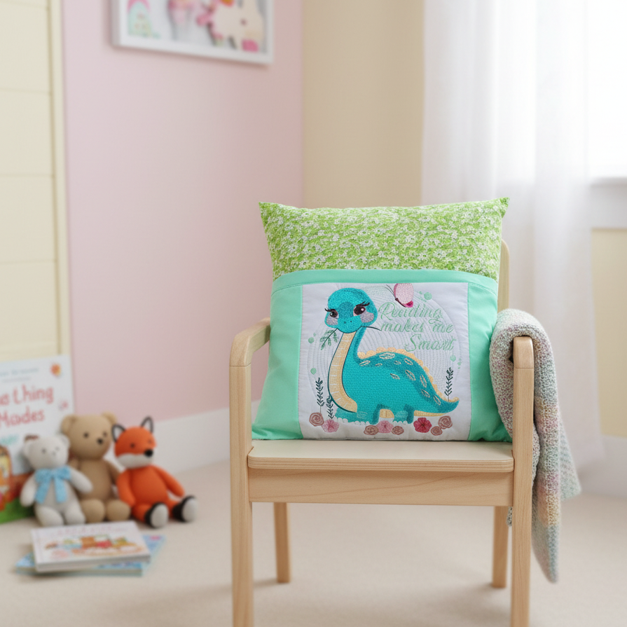 Baby Dinosaur Reading Pillow Bundle