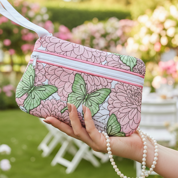Happy Hovering Zipper Pouch