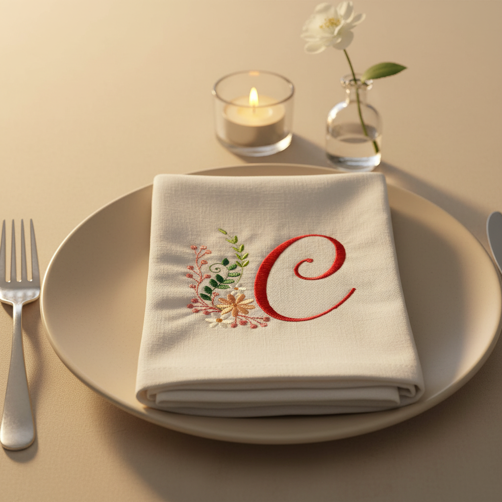 Ameri Prairie Monogram Letter C