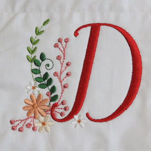 Ameri Prairie Monogram Letter D