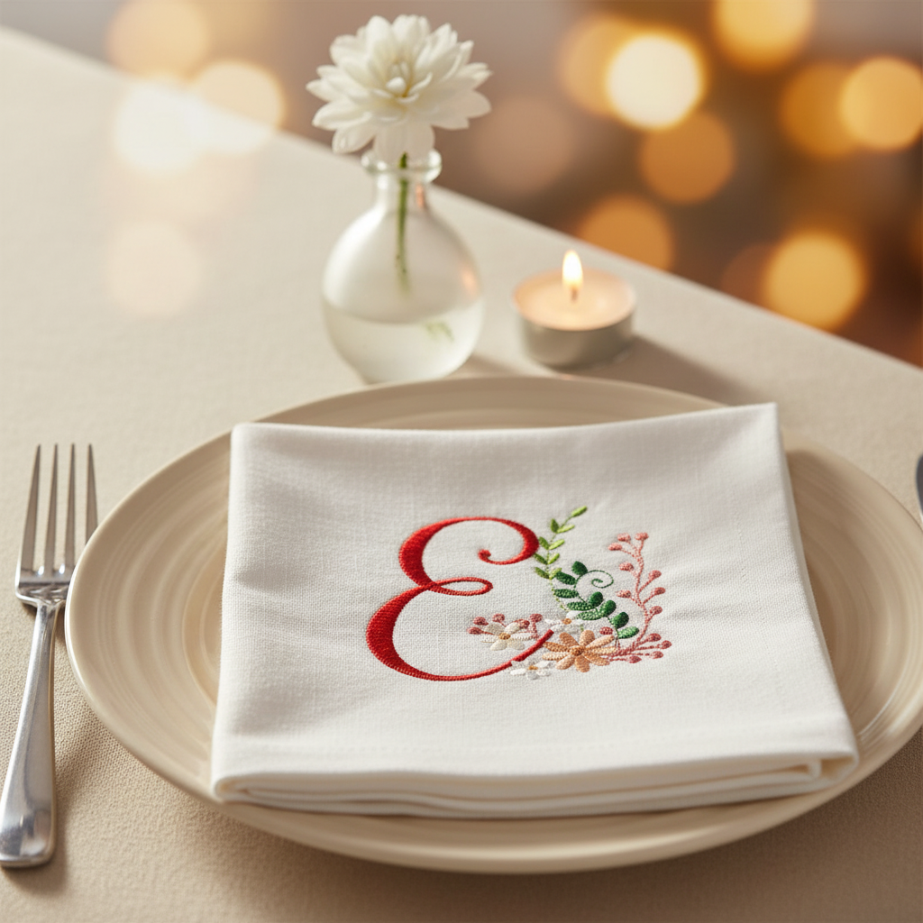 Ameri Prairie Monogram Letter E