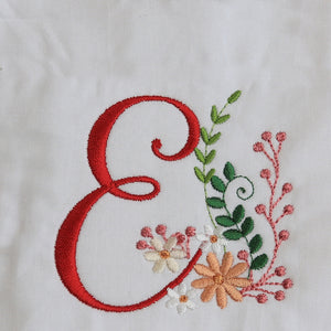 Ameri Prairie Monogram Letter E