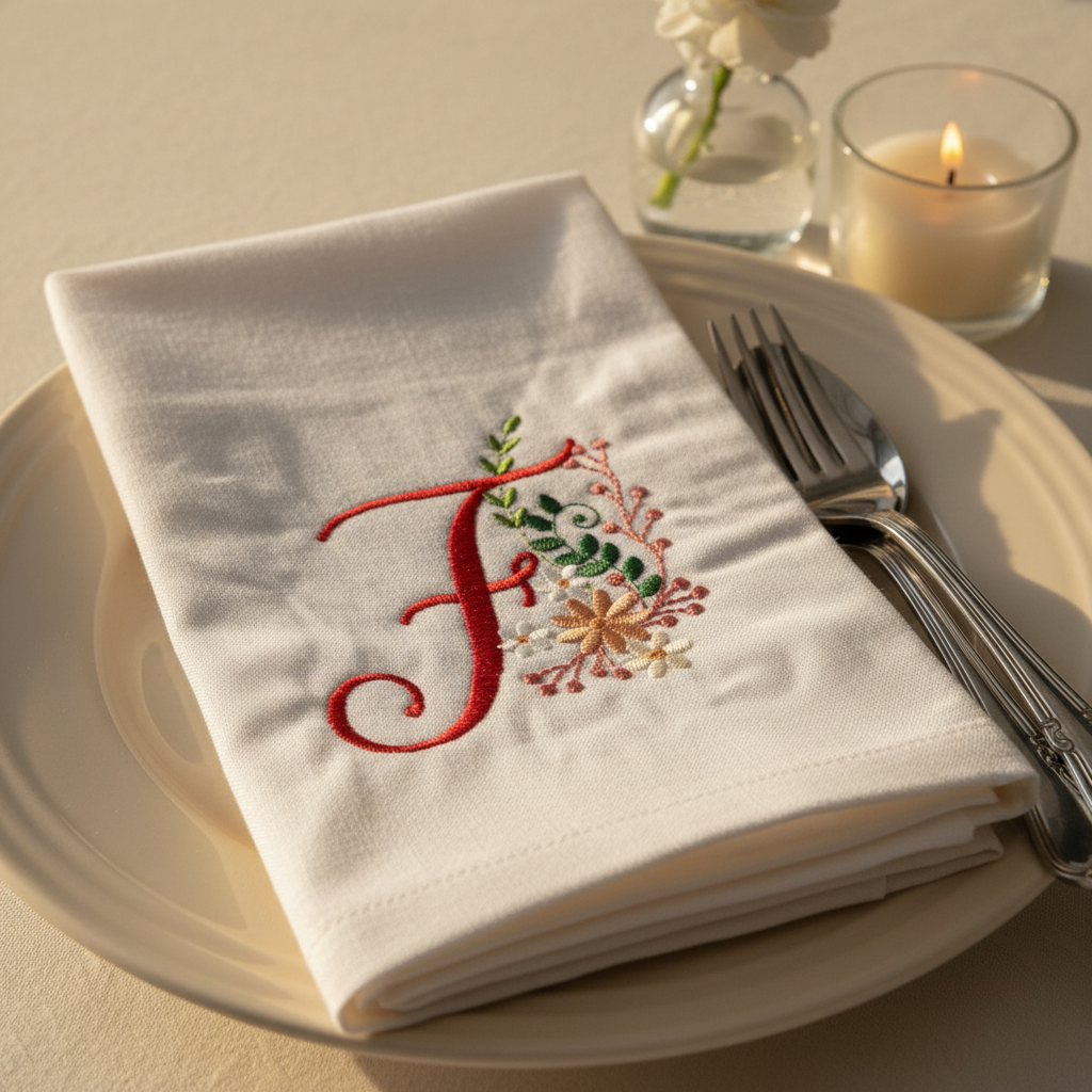 Ameri Prairie Monogram Letter F