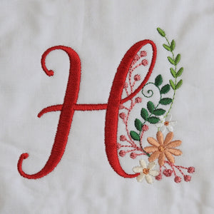 Ameri Prairie Monogram Letter H