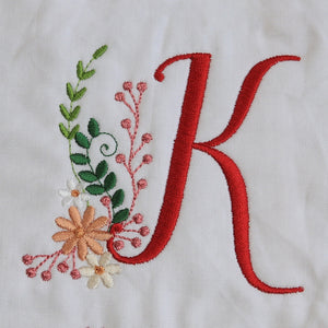 Ameri Prairie Monogram Letter K