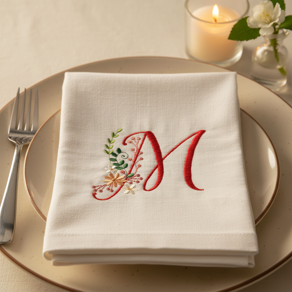 Ameri Prairie Monogram Letter M