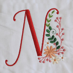 Ameri Prairie Monogram Letter N