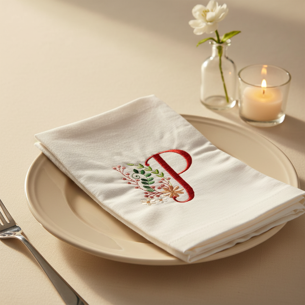 Ameri Prairie Monogram Letter P