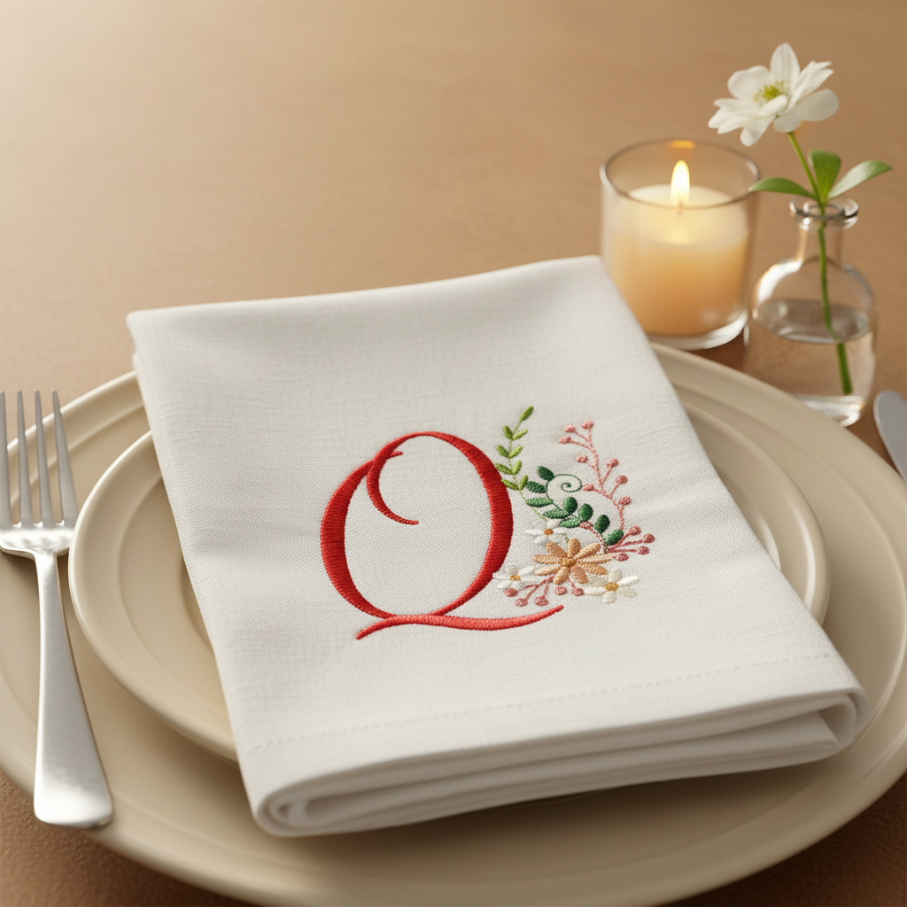 Ameri Prairie Monogram Letter Q