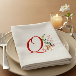 Ameri Prairie Monogram Letter Q