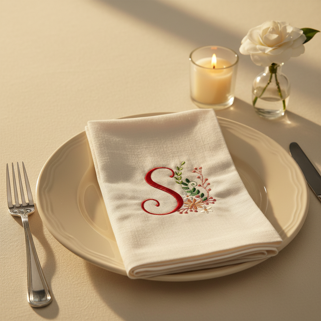 Ameri Prairie Monogram Letter S