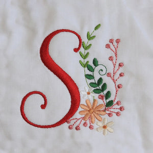 Ameri Prairie Monogram Letter S