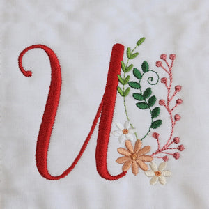 Ameri Prairie Monogram Letter U