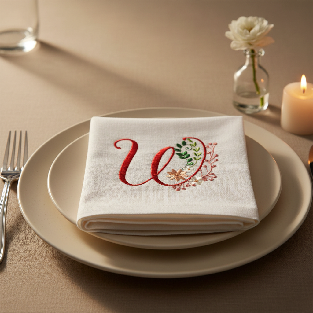 Ameri Prairie Monogram Letter W