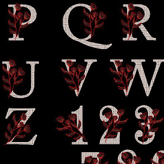 Leaf in Luxury Monogram Combo