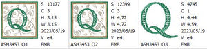 Jane Seymour Monogram Q