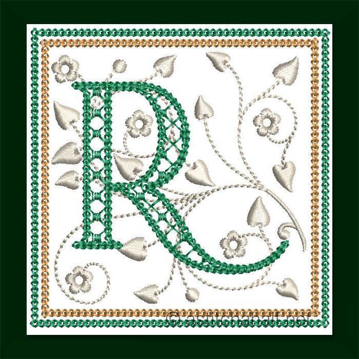 Jane Seymour Monogram R