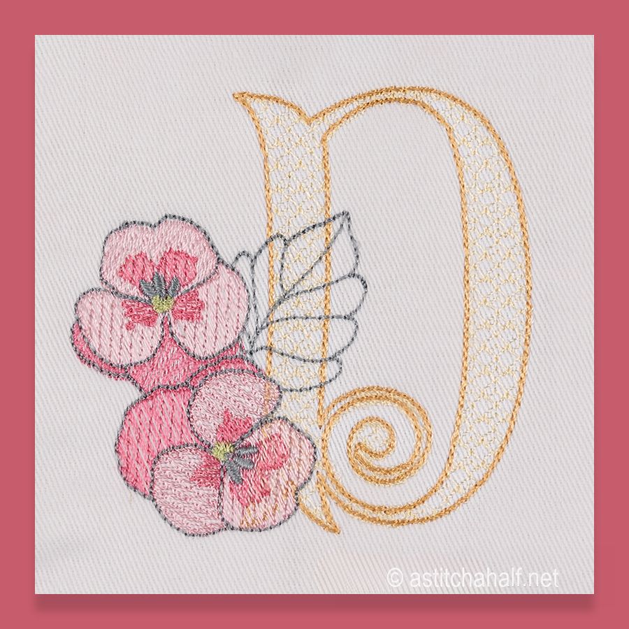 Flowerlove Monogram D