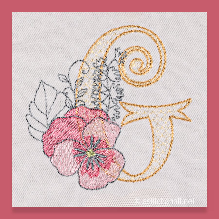 Flowerlove Monogram G