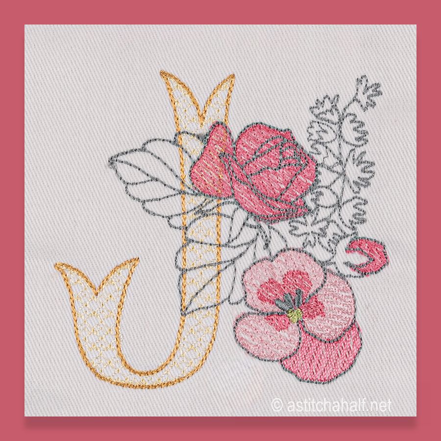 Flowerlove Monogram J