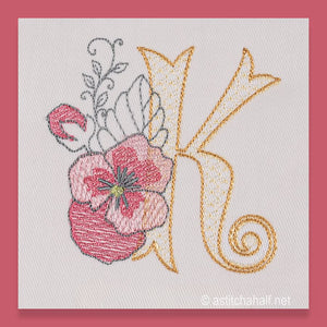 Flowerlove Monogram K