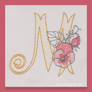 Flowerlove Monogram M